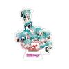 Новая акриловая фигурка Хацунэ Мику, принцесса, 15 см, в стиле аниме, маленькая, на подставке, для демонстрации виртуального идола. Декоративное украшение.