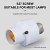AC 85-265V Infrared E27 Lamp Holder IR Conversion Lamp Base with Remote Control E27 Socket for LED Downlight Pendant Lighting