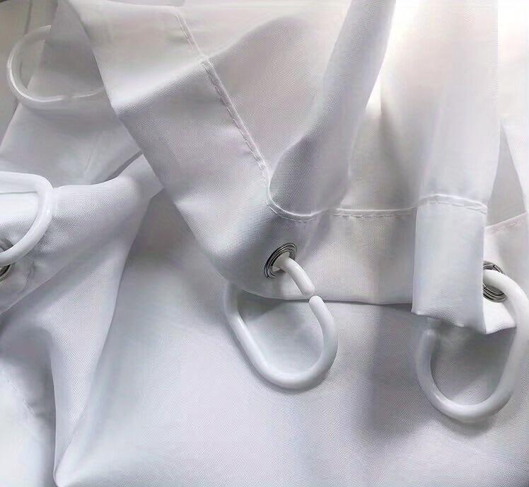 4 шт. серая занавеска для душа с мраморным узором и 12 крючками, водонепроницаемая занавеска из полиэстера для ванной комнаты, набор ковриков для ванной комнаты