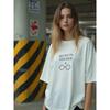 Loose Printed T-shirt Western Style New Fashion Loose Casual Print Letters Cotton T-shirt Top