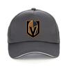 Vegas Fashion Casual Unisex Golden Knights Baseball Cap Fashion  Striped Metal Helmet Print Cool Unisex Hip Hop Hat