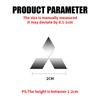 fszp1 Metal Car Mini Emblem Sticker Decoration Car Accessories for Mitsubishi L200 Mirage Galant Ralliart Outlander Sport