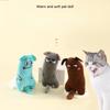 Милые игрушки для кошек, забавные интерактивные плюшевые игрушки для котят, жевательная скрипучая игрушка, аксессуары для домашних животных