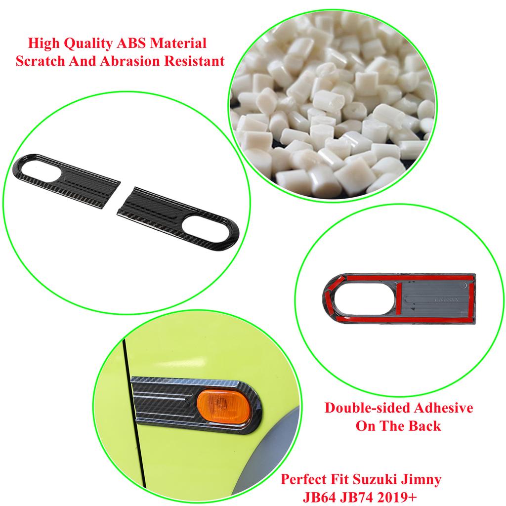 Боковое крыло автомобиля, указатель поворота, декоративная лампа для Suzuki Jimny JB64 JB74 2022 2023, внешний вид