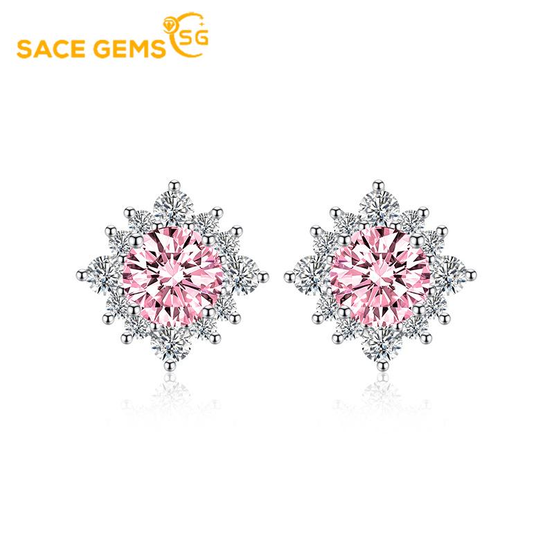 Sace Gems Классические серьги из медного сплава с цирконом, женские ювелирные изделия, свадебный подарок для вечеринки