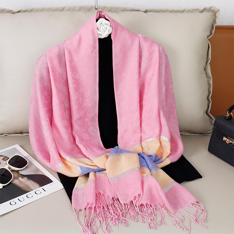 New Luxury Autumn Cashmere Pashmina Shawls Women Warm Jacquard Scarves Lady Wrap Foulard Poncho Echarpe Stoles Scarf