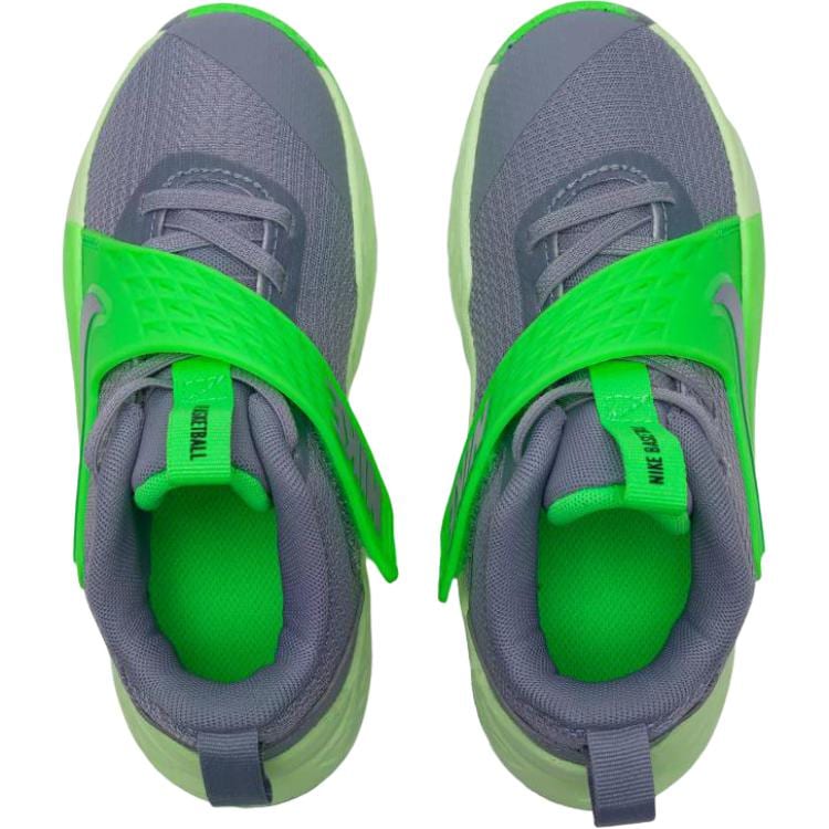 Nike Детские Lifestyle Кроссовки Team Hustle D 12 Низкие Серый Зеленый HF6280-006