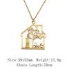 Подарки на день рождения Аксессуары для браслета Золотой цвет Талисман Амулет 45см или 70см Длинная цепочка Ожерелье Дешевые вещи Колье-чокер