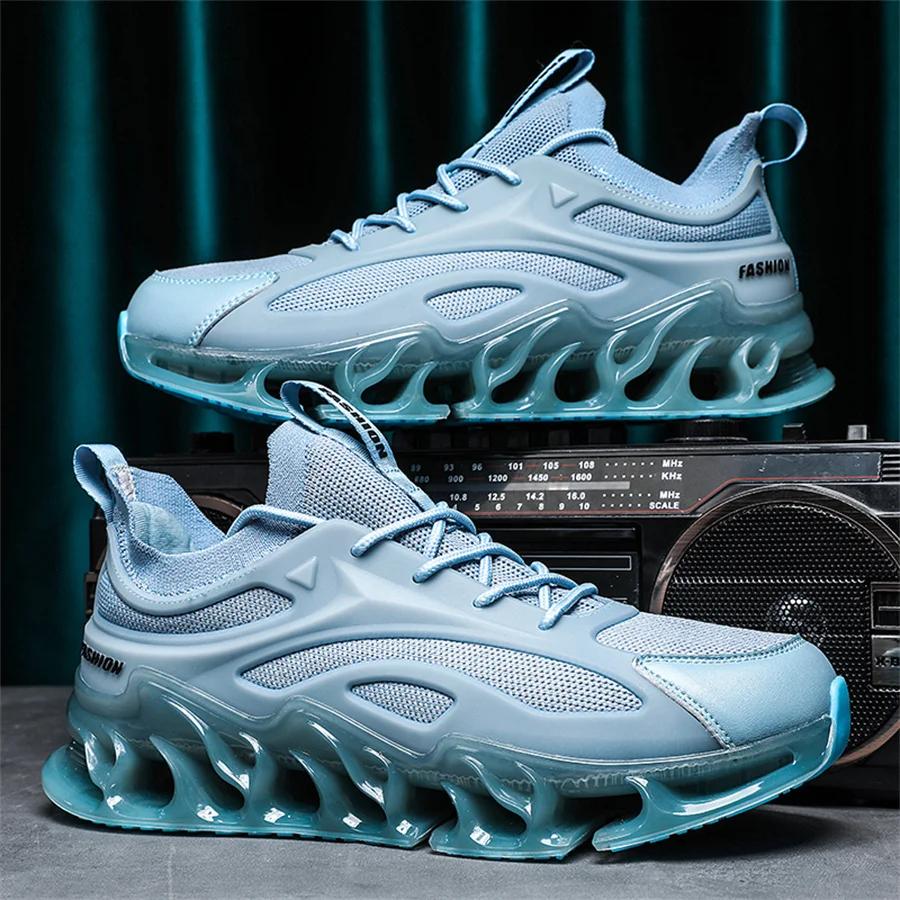 YRZL Mens Athletic Shoes Breathable Running Shoes Men Lightweight Sneakers Comfortable Walking Shoes Anti Slip Sports Shoes