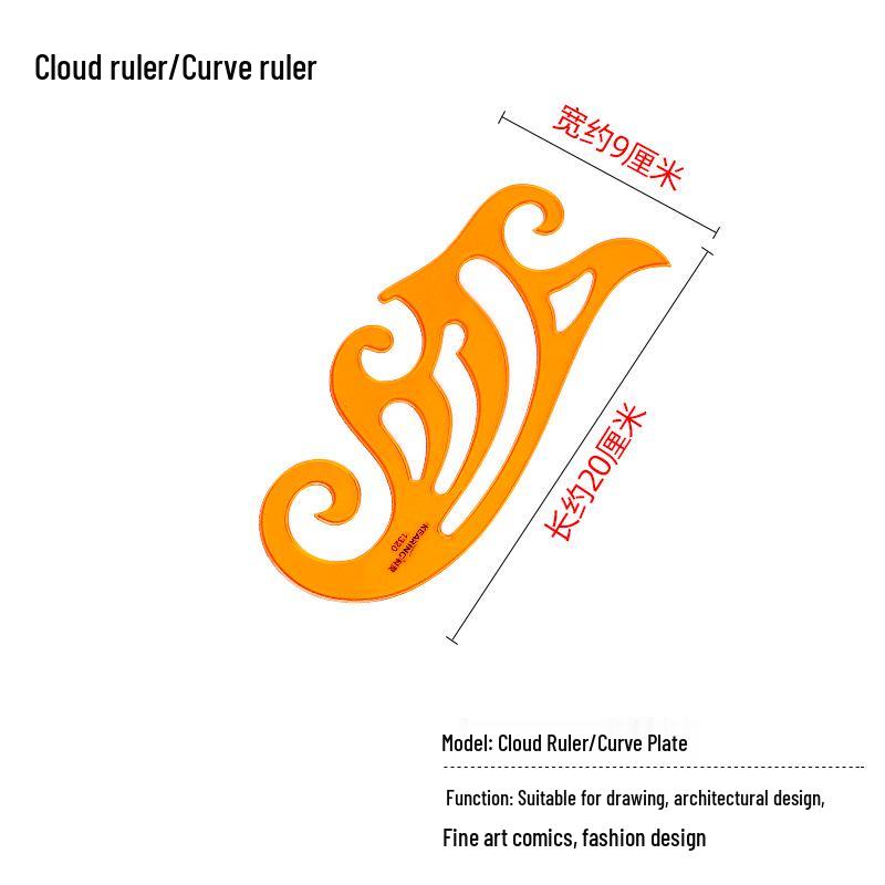 Гибкая многоцелевая разметочная линейка для дизайна одежды и построения выкроек