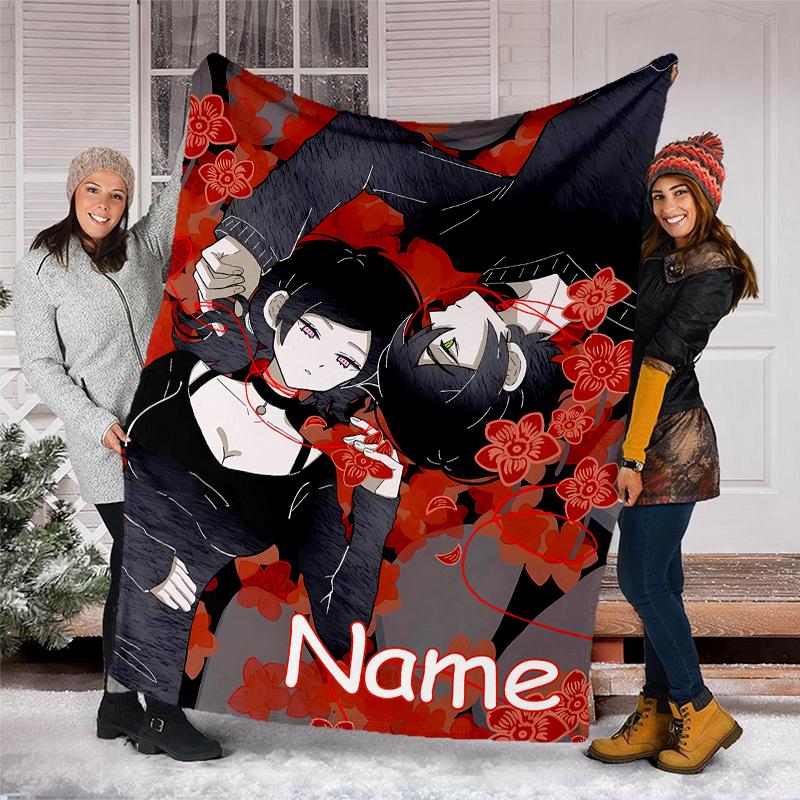 Personalized Custom Name Blanket - The Coffin of Andy and Leyley Print Design,Blanket for Sofa,Bed,Travel,Camping - Soft and Warm, Great Gift
