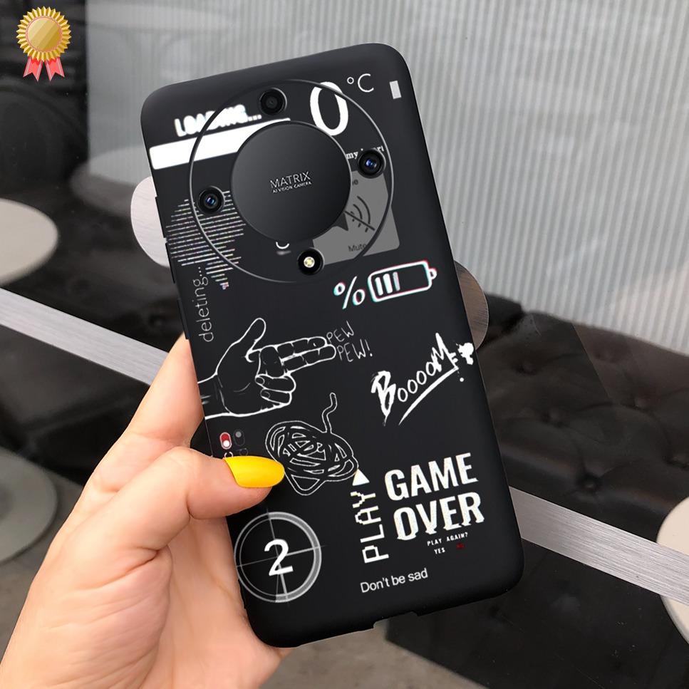Luxury Case For Honor X9a Soft TPU Capa COOL New Cute Animal Painted Back Coque For Honor X9a X8A X7A 9XA 8XA 7XA  Bumper Bags