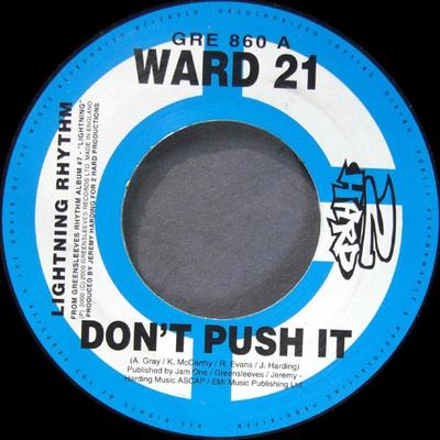 7-дюймовая пластинка WARD 21 / PACEMAKERS - Don't Push It / Bad Man GRE860 Greensleeves Re 2000 UK Регги, Ска и Даб Б/У