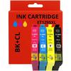 Pack of 4 Compatible EPSON T1295 XL Cartridges for Stylus Office, Stylus, Workforce Printers