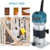 800W Compact Wood Router Tool  Set 220V Electric Trimmer Wood Router with 15pcs Router Bits