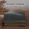(Logo Can Be Engraved) A5 Blank Inside Page Notebook, Student Notebook, Drawing Notebook, Business Record Notebook