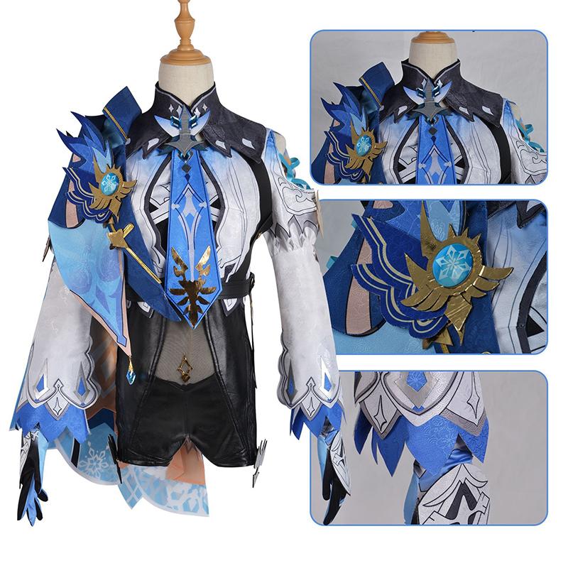 Ysir Genshin Impact Coswear Eula Lawrence Noble Eula Cosplay Sister Game Anime 2D Clothing