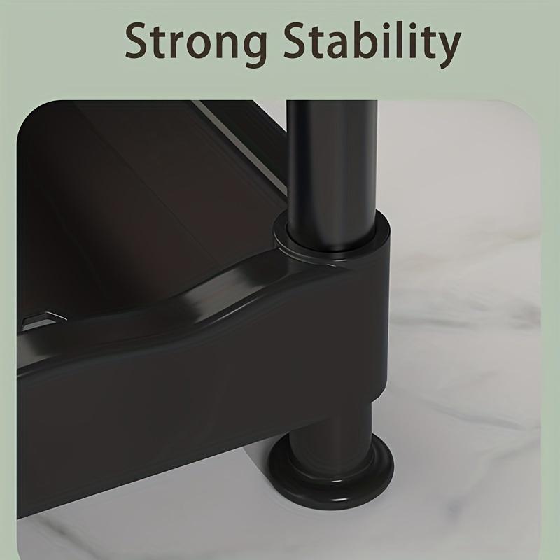 1 шт. двухслойная треугольная стойка, стеллаж для хранения приправ, угловые полки для душа в ванной комнате, для кухонной столешницы и ванной комнаты