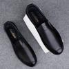 Мужская обувь из натуральной кожи, универсальные лоферы без застежек, мужская повседневная обувь с мягкой подошвой, горячая распродажа, обувь для вождения, удобные мокасины для отдыха на природе