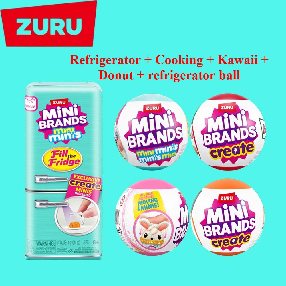 ZURU Mini Brands Еда Заполни Холодильник Серия 1 Plauset Brands Дом Капсула Создание Своими Руками Мини-Кухня MasterChef Серия Еды