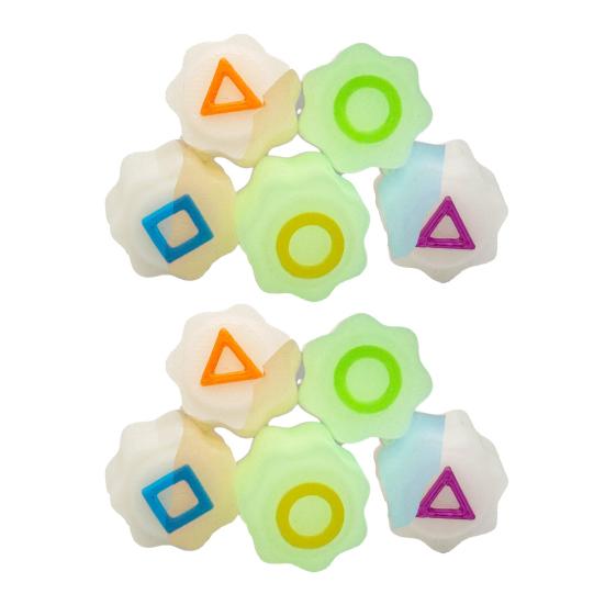 5/10 шт. Корейская традиционная игра в ловлю камней, светящиеся в темноте камни Джека, тренировка координации рук и глаз, для детей, взрослых, семейных вечеринок, игрушка-галька