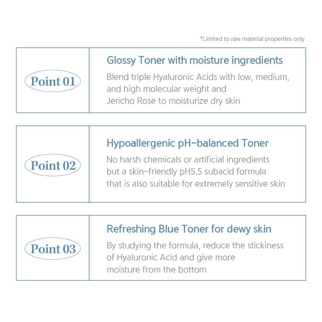 NACIFIC Hyal Booster Toner 150ml, Moisturizing, Glowing Skin, Softening, Refreshing