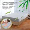 Высококачественная простыня на резинке из бамбука, чехол для матраса с резинкой, двуспальная простыня размера King Queen 90/120/200