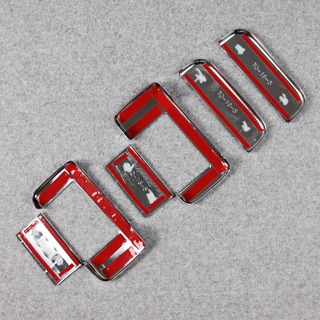 RUIQ Exterior Door Handle Covers for the New Daihatsu Atrai S700V and Full Coverage Designed Exclusively for the Daihatsu Atrai Smart Key Entry Button