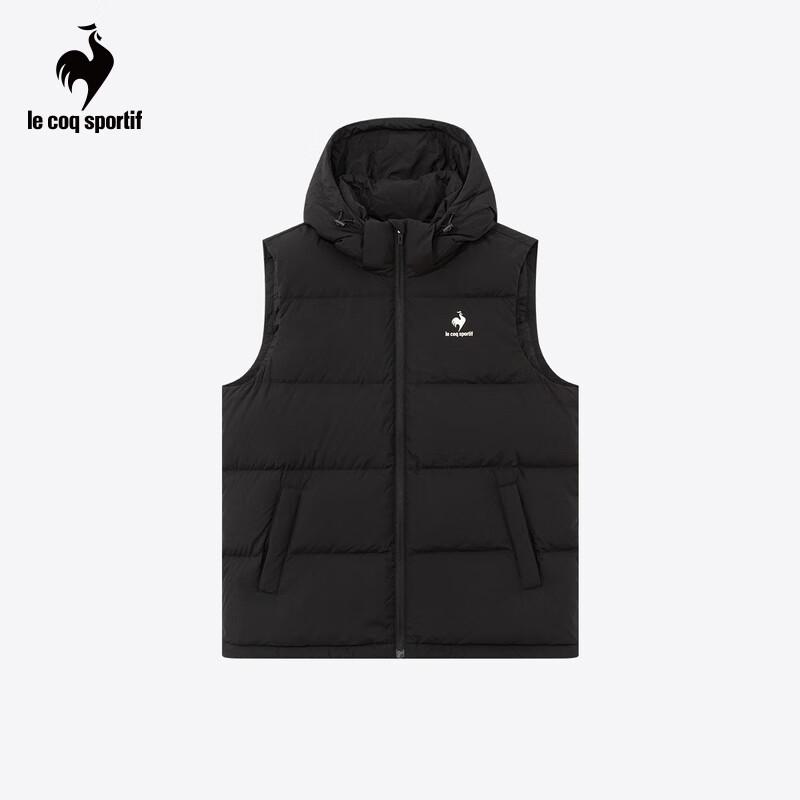 Le Coq Sportif Унисекс Легкий Пуховый Жилет с Капюшоном