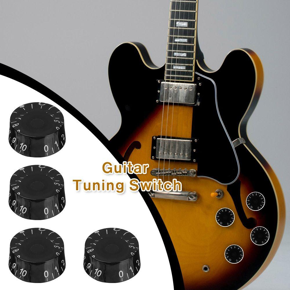 Accessories Tone Volume Knobs Bass Tuning Switch Electric Guitar Speed Control Bucket Shape Knob