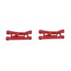 2PCS Front Lower Suspension Arms Set Alloy RC Front Lower Arm Replacement for 1 24 RC Car Upgrade Parts Red