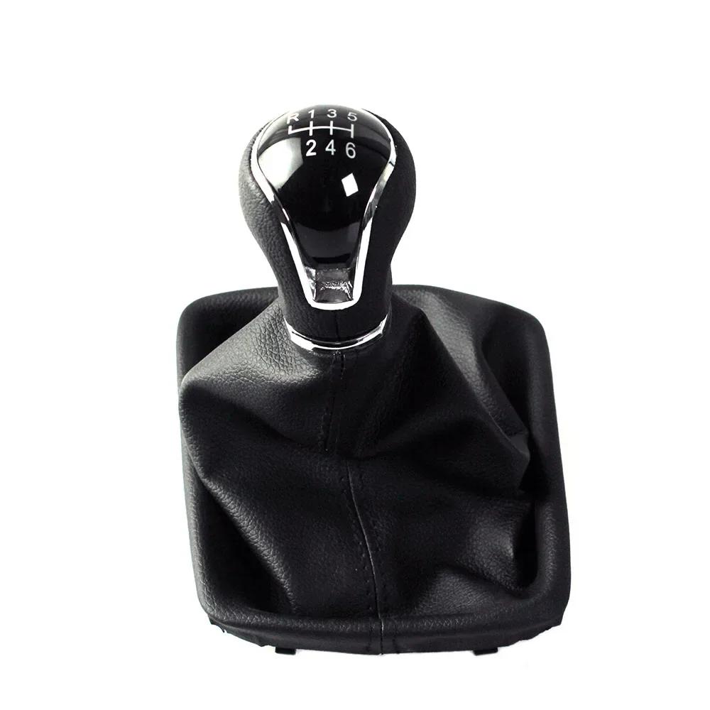 for Seat Leon III MK3 2012-2020 LHD with Shifter Level Stick Gaiter Boot Dust Cover 5/6 Speed Gear Shift Knob New