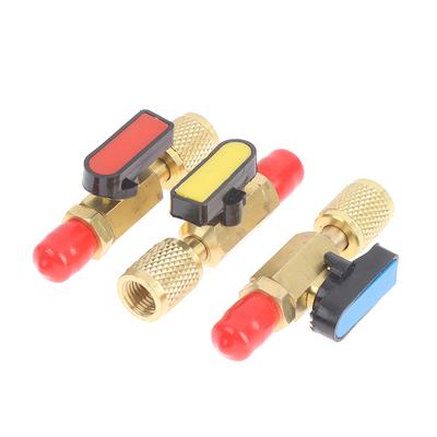 1/4" наружная резьба на 1/4" внутренняя резьба прямой шаровой клапан заправочные шланги коллекторные принадлежности