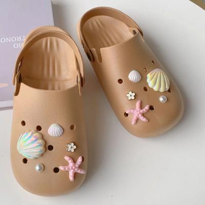 Подвеска для обуви, булавки «сделай сам», жемчуг, осьминог, морская ракушка, украшение, пряжка для обуви, набор подвесок, аксессуары, подарок для мальчиков и девочек