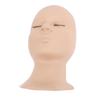 Съемная одинарная складная голова манекена для ресниц, силиконовая учебная модель для макияжа
