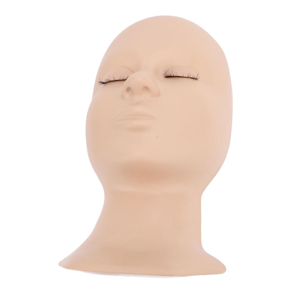 Съемная одинарная складная голова манекена для ресниц, силиконовая учебная модель для макияжа