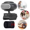 170W Portable Small Space Heater Battery Powered Desktop Heating Fan 2 Gear Adjustable Electric Heater Fan for Home Office Car