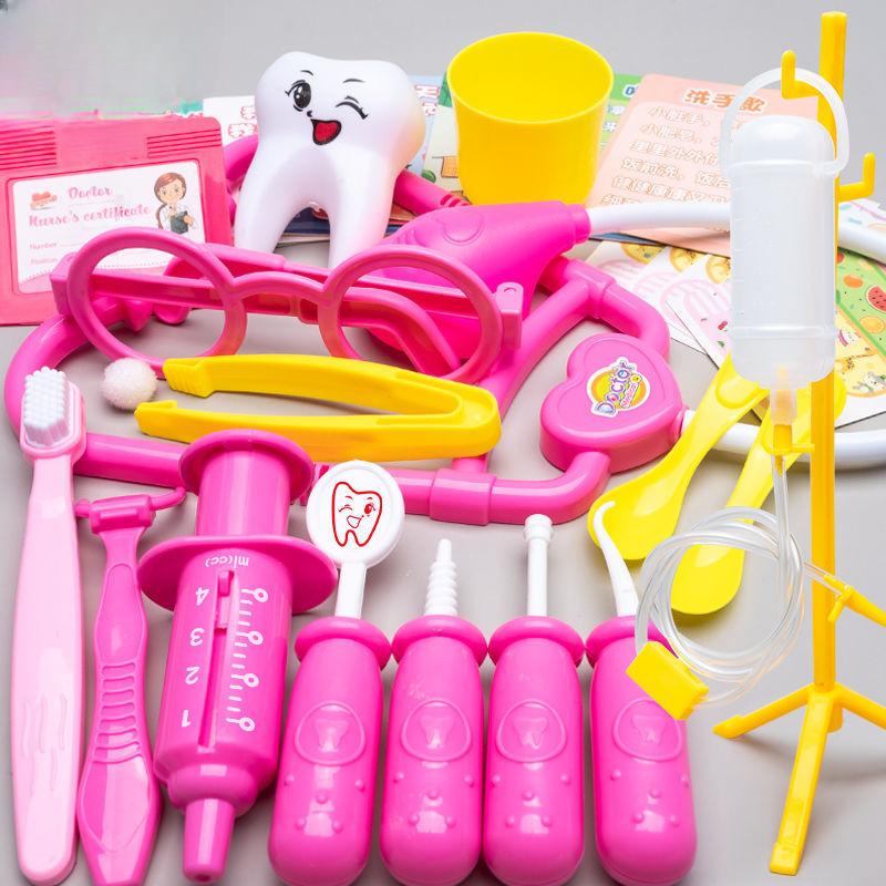 Детский игровой набор «Доктор» для мальчиков и девочек, имитирующий медсестру, стетоскоп для инъекций, домашний медицинский набор инструментов