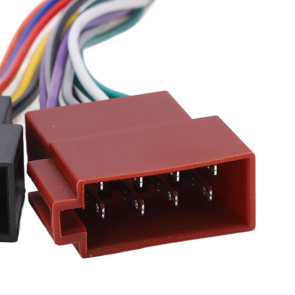 Разъем жгута проводов ISO, штекер адаптера, 16-контактный автомобильный стереорадио, замена для Alpine
