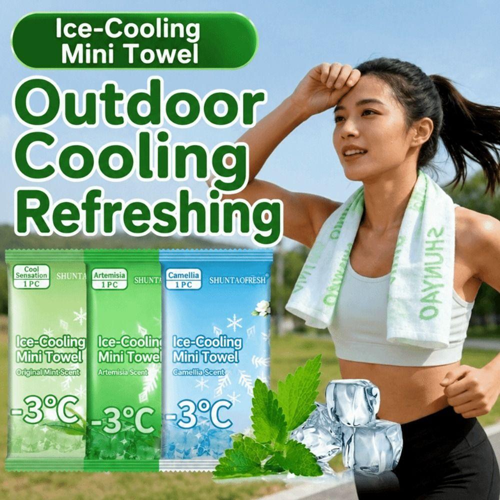 Breathable Cooling Towel Disposable Sweat Wipes New Instant Cold Towel Summer