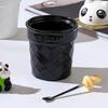 Медведь с крышкой ложка мультфильм милый набор керамическая чашка мороженое креативная индивидуальная кружка домашняя пара чашка