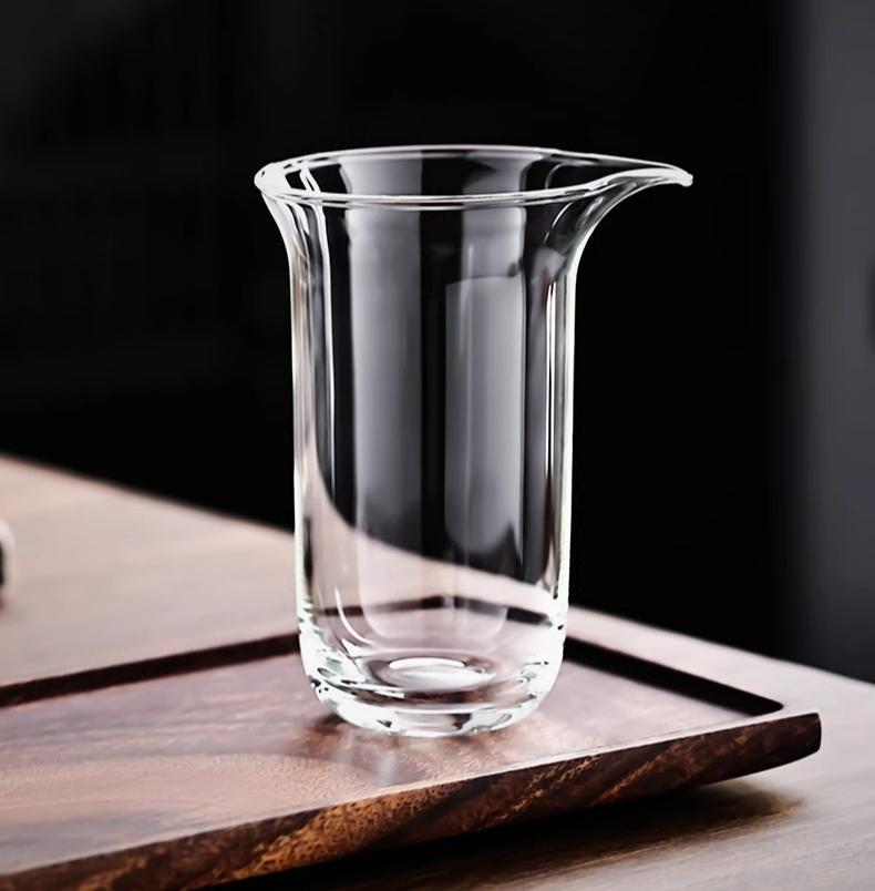 150 мл Прозрачная стеклянная чашка для чая в японском стиле, термостойкая чаша справедливости, аксессуары для чайного набора для чайной церемонии и домашнего кунг-фу чая, новинка 2025