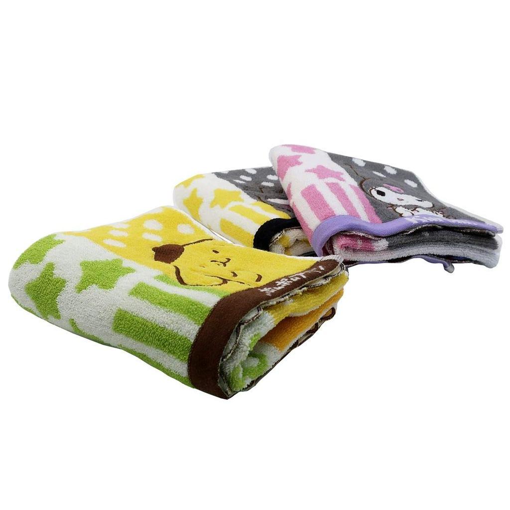 Marushin Face 34 X Sanrio Chambre 3005054000 Towel, Approx. 80cm, Badtz-Maru, Badtz-Maru,