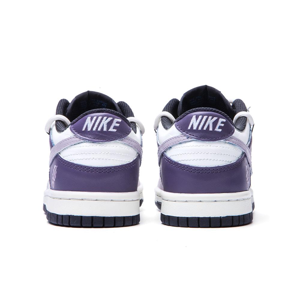 Nike Кроссовки Dunk Taro Paste Boba, Amber Low top, Женские, Фиолетово-белые, DH9765-104(Команда189-)