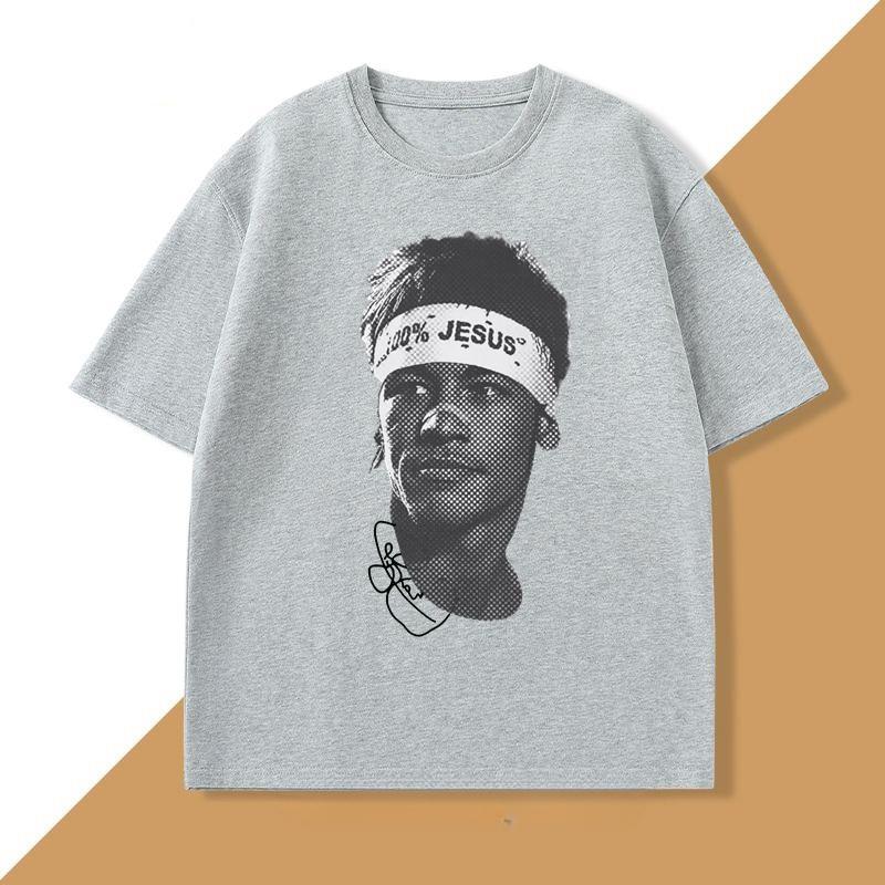 Neymar American Football Star Print T-shirt Women Short-sleeved T Shirt Unisex Athleisure Fashion Casual Tee Top