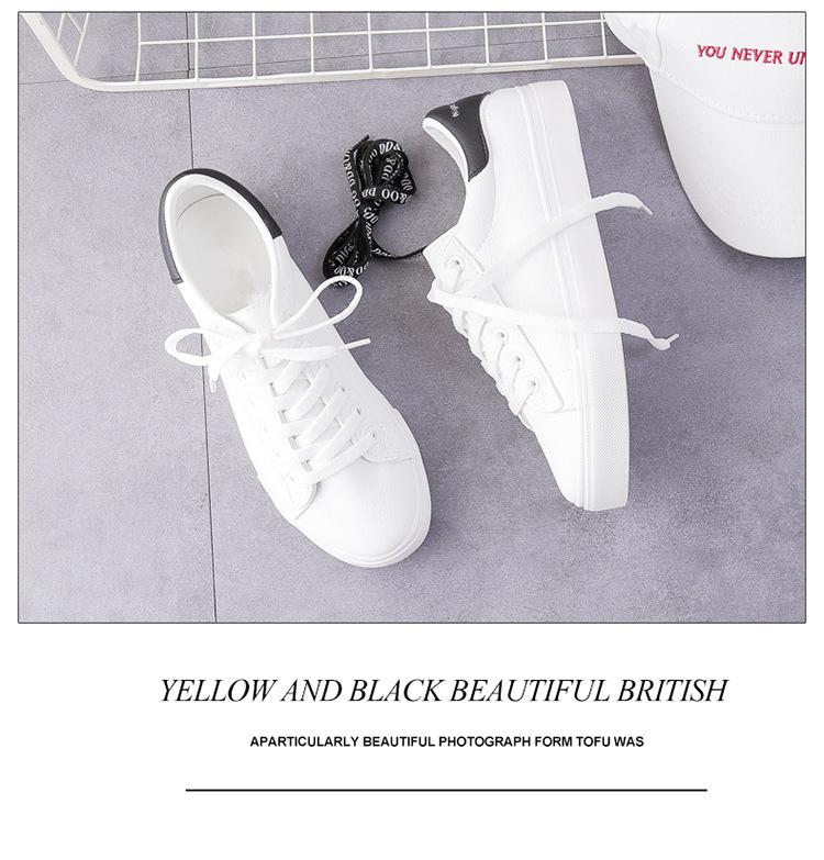 Женские повседневные белые балетки: Дышащий, Модный, Тренд Весна/Осень 2021 для Студентов и Онлайн-Знаменитостей