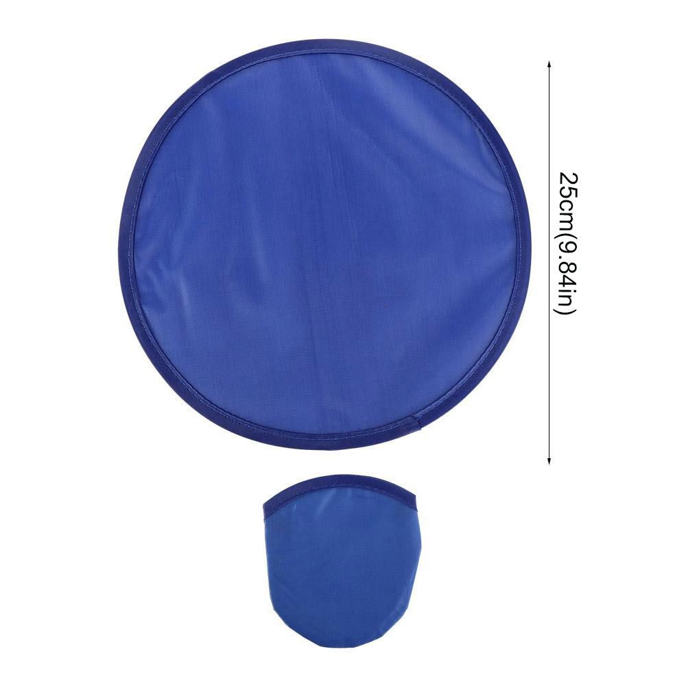 Collapsible Solid Color Summer with Pocket Round Circular Fan Folding Fans Child Toy for Outdoor