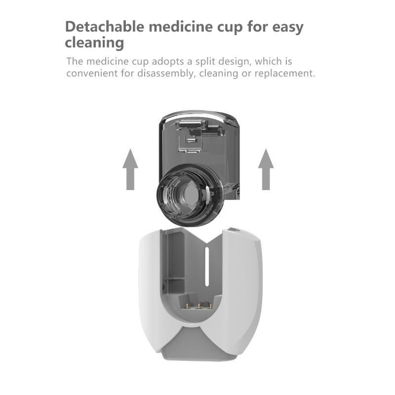 Мини-сетчатый распылитель, ручной портативный автомат для вдоха, бесшумный ультразвуковой распылитель для детей и взрослых, увлажнитель астмы