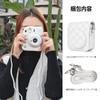 Чехол HIYQIN Texture Instax Mini 12 для Instax Mini 12 Чехол для камеры Fujifilm Instax 12 Чехол для камеры Instax Mini 12 с плечевым ремнем из искусственной кожи «3D Series»