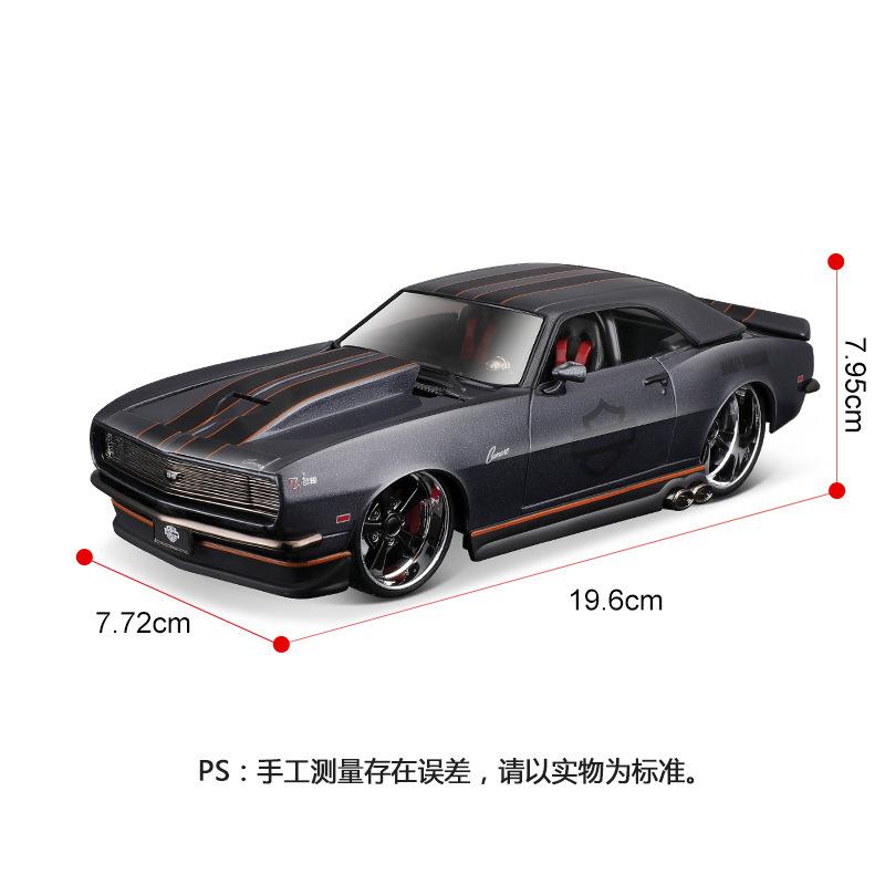 Майсто 1:24 Chevrolet Camaro Z28 1968 Литой Автомобиль Diecasts & Игрушечные Транспортные Средства Модель Автомобиля Миниатюрная Масштабная Модель Автомобиля Игрушка Для Детей